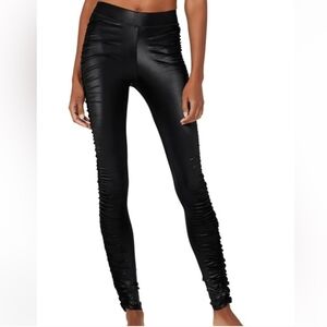 Alo Yoga Leggings womens small Black High Waist Cinched Shine Sculpt stretch S